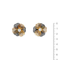 Photo de Stainless Steel Earrings IP Gold
