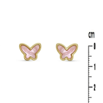 Photo de Stainless Steel Earrings IP Gold