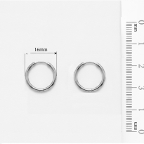 Photo de Stainless Steel Earrings IP  16mm