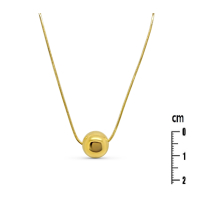 Photo de Stainless Steel Necklace  IPG 40+5 cm 10mm