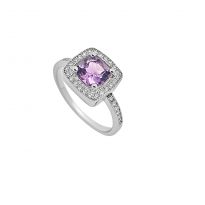 Photo de Sterling Silver 925 ring Amethyst