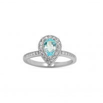 Photo de Sterling Silver 925 ring Blue Topaz