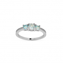 Photo de Sterling Silver 925 ring Blue Topaz