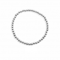 Photo de Sterling Silver 925 Bracelet  4mm beads