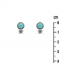 Photo de Sterling Silver 925 earrings Larimar