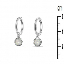 Photo de Sterling Silver 925 earrings Opal