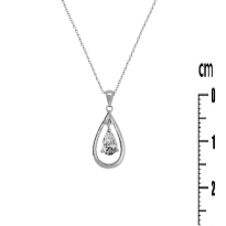 Photo de Sterling Silver 925 Necklace, rhodium plating