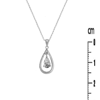 Photo de Sterling Silver 925 Necklace, rhodium plating