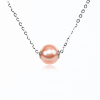 Photo de Sterling Silver 925 Necklace 42cm Freshwater pearl 8.5mm