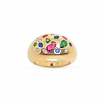 Photo de Gold Filled 18kt ring Tutti Frutti