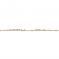 Photo de Gold Filled 18kt Bracelet 15.0+4cm graving