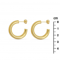 Photo de Gold Filled 18kt Earrings 28mm