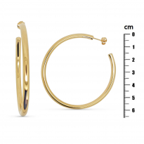 Photo de Gold Filled 18kt Earrings 60mm