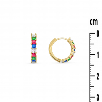 Photo de Gold Filled 18kt Earrings Tutti Frutti