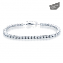 Photo de Sterling Silver 925 Bracelet, Swarovski Zirconia