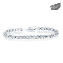 Photo of Sterling Silver 925 Bracelet, Swarovski Zirconia