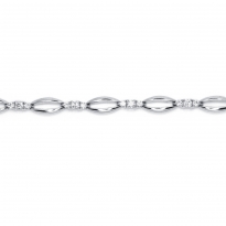 Photo de Sterling Silver 925 Bracelet, Swarovski Zirconia