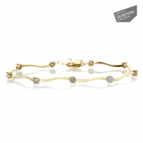 Photo of Gold Filled 18kt Bracelet, Swarovski Zirconia