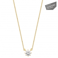 Photo of Gold Filled 18kt Necklace, Swarovski Zirconia